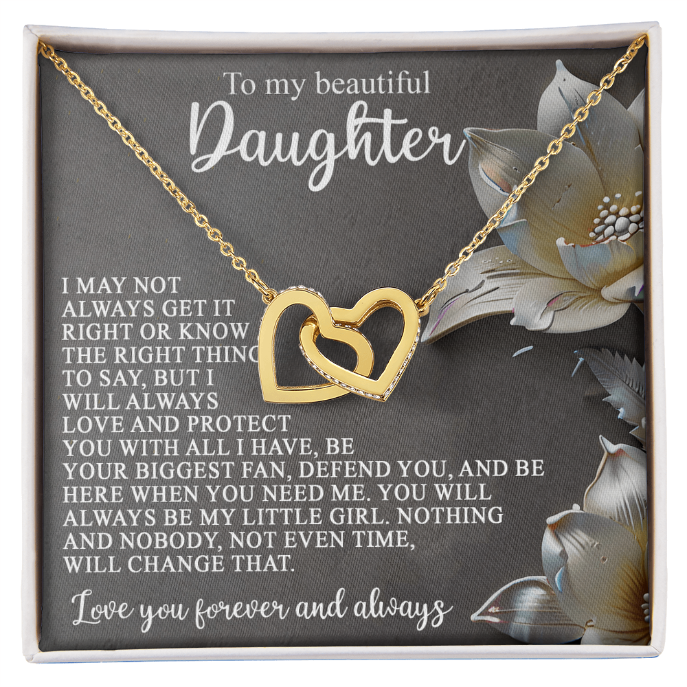 Daughter-Love Protect:Interlocking Hearts
