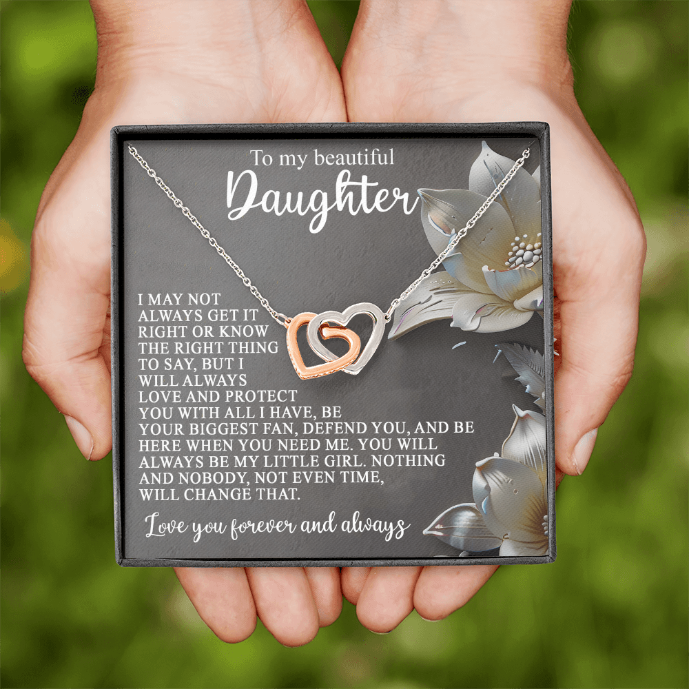 Daughter-Love Protect:Interlocking Hearts
