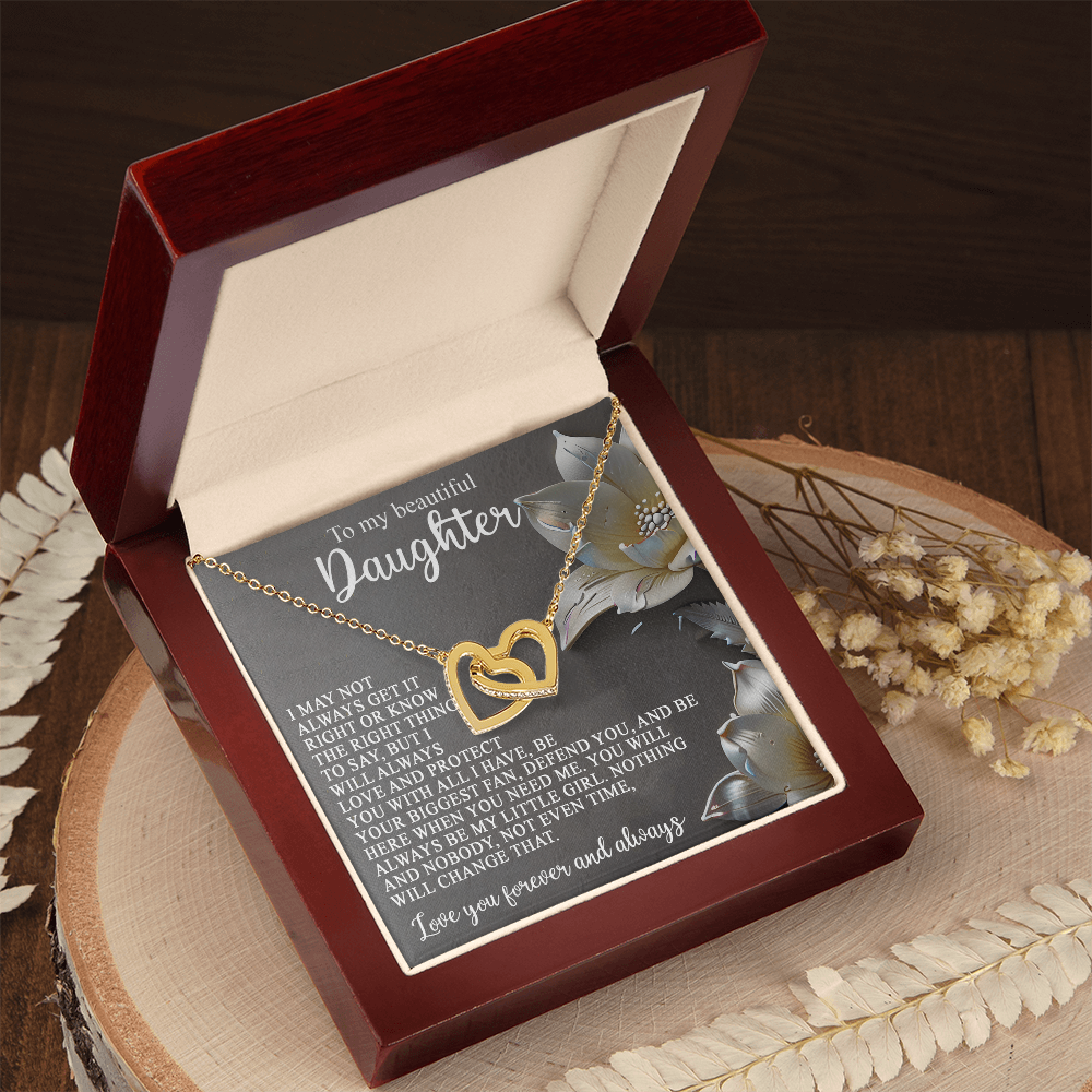 Daughter-Love Protect:Interlocking Hearts
