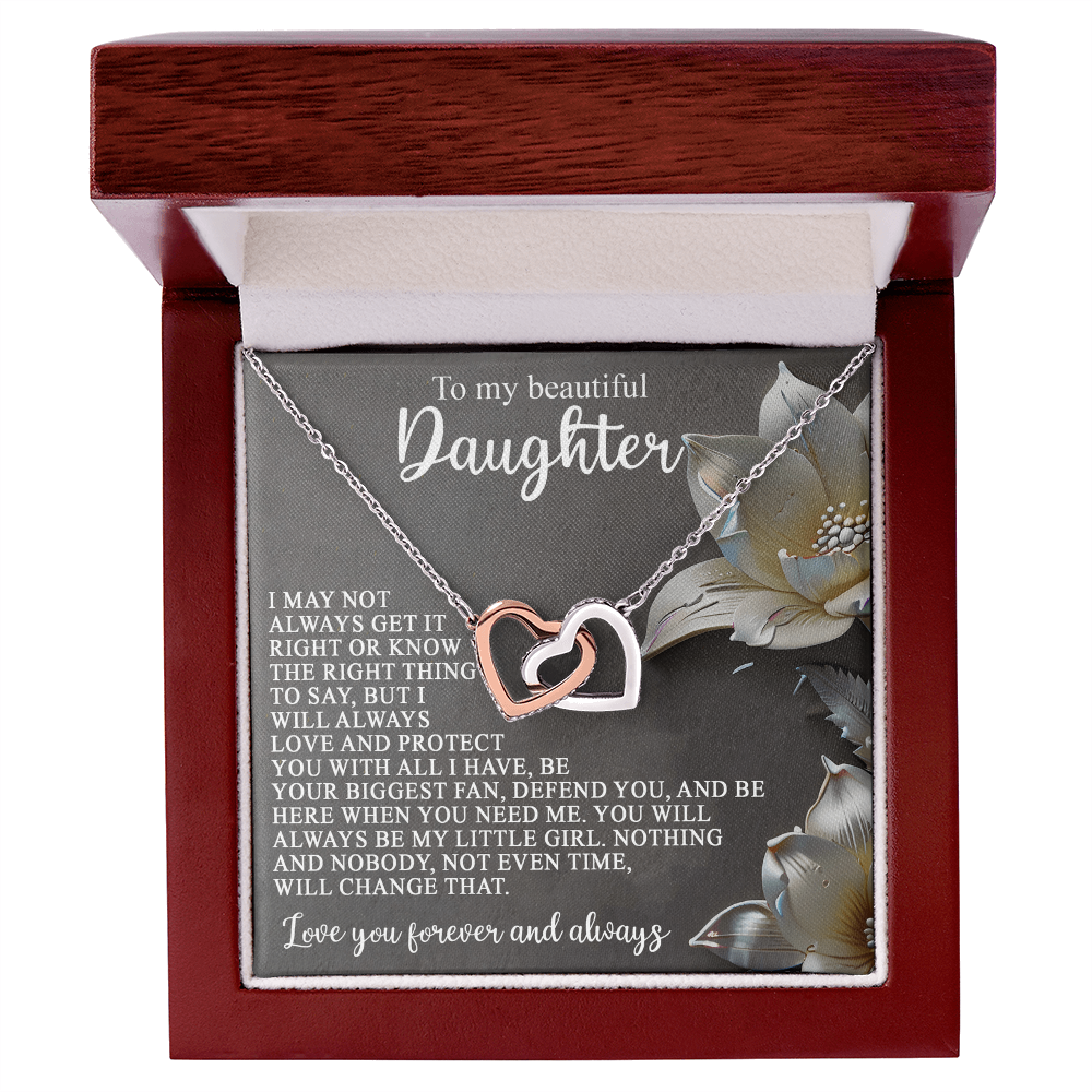 Daughter-Love Protect:Interlocking Hearts