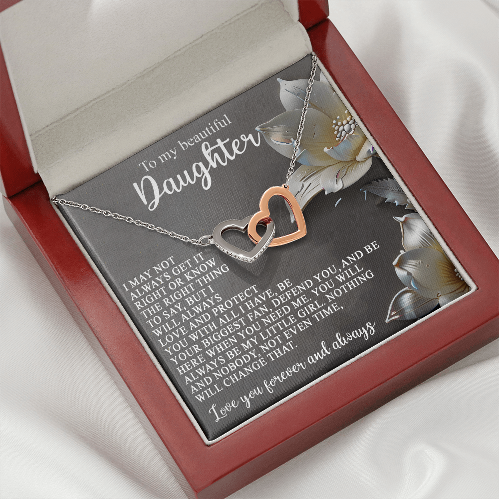 Daughter-Love Protect:Interlocking Hearts
