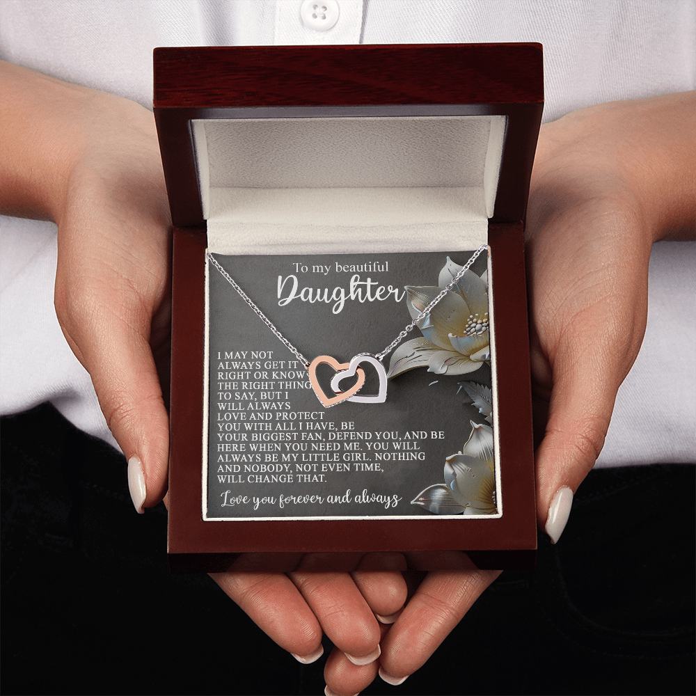 Daughter-Love Protect:Interlocking Hearts