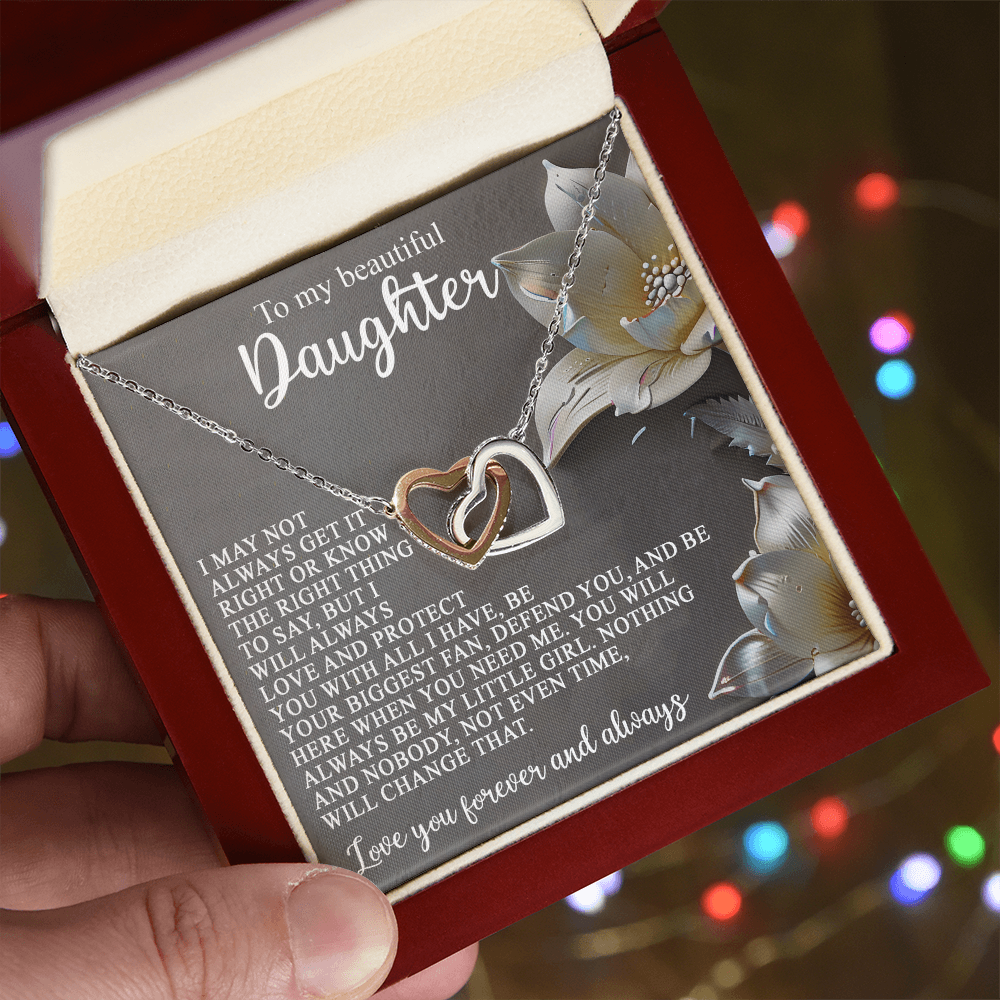 Daughter-Love Protect:Interlocking Hearts