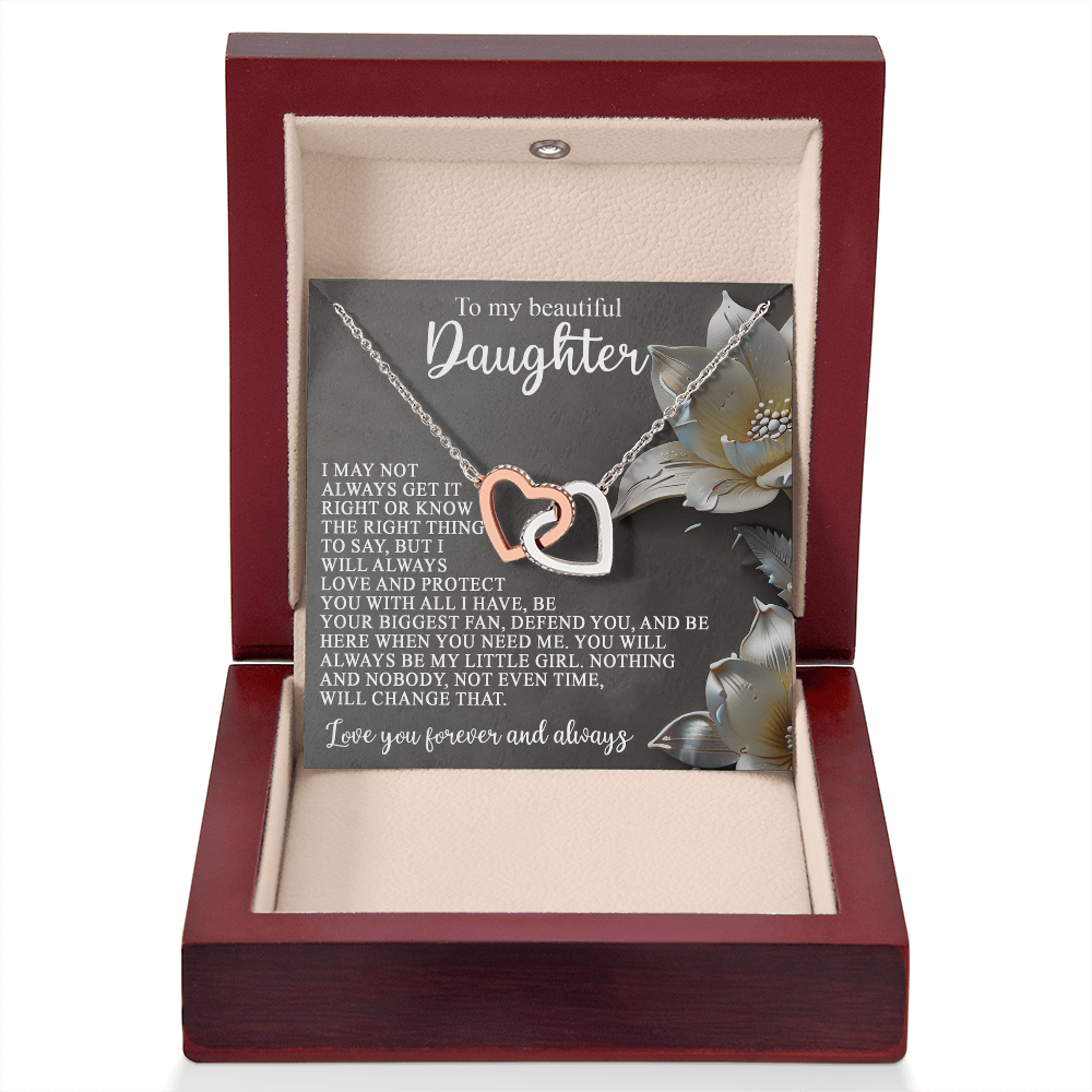 Daughter-Love Protect:Interlocking Hearts