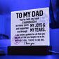 Gift For Dad-Held My Hand-Acrylic Plaque
