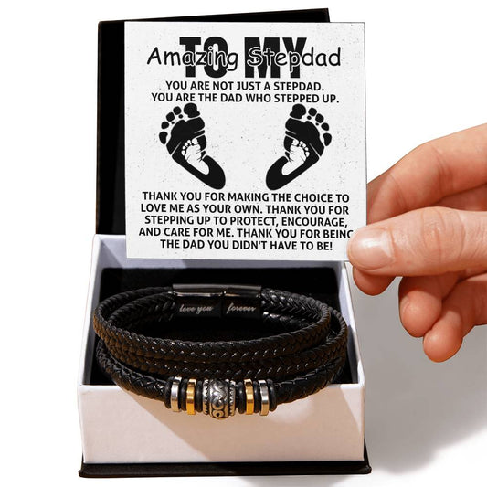 Gift for Stepdad-Care For Me- Bracelet