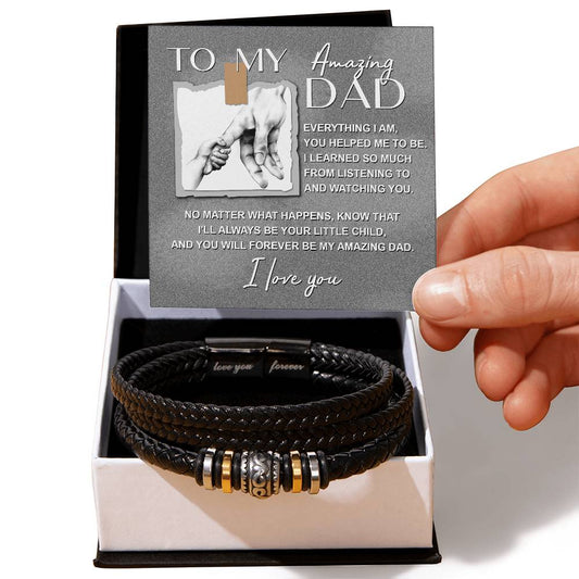 Gift for Dad-Always Be Your-Bracelet