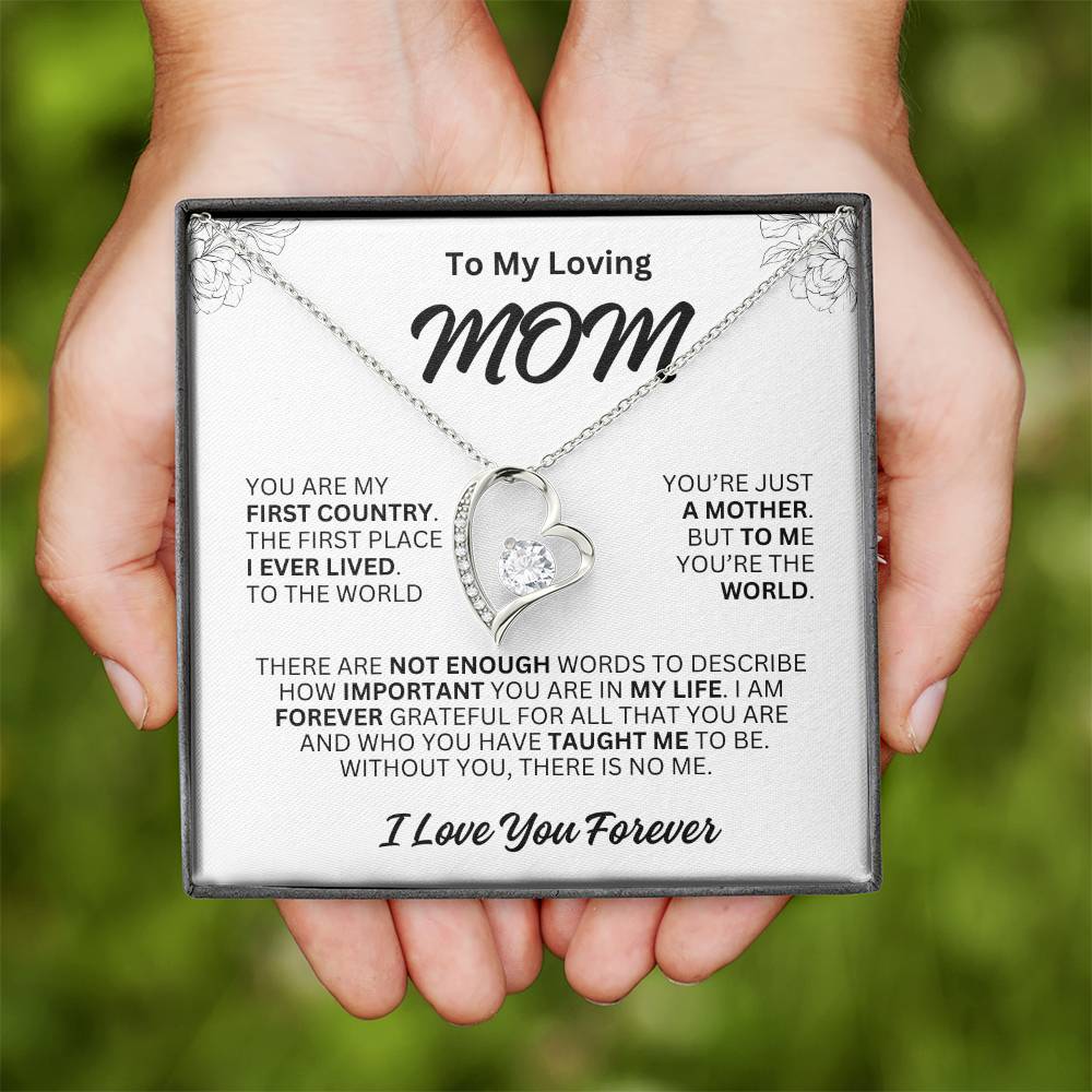 Gift For MOM- You're The World-Forever Love