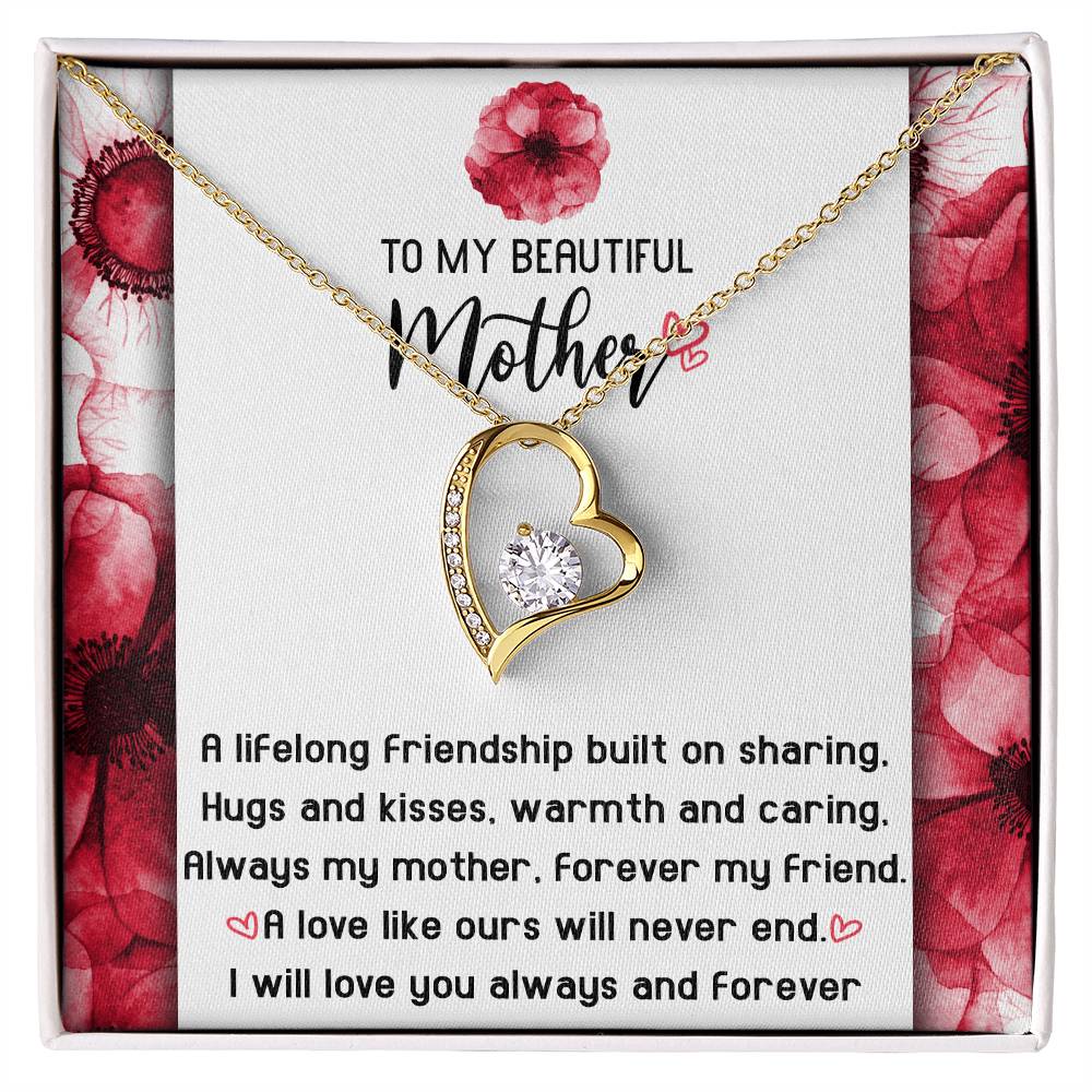 Gift for Mom-Will Never End-Forever Love Necklace
