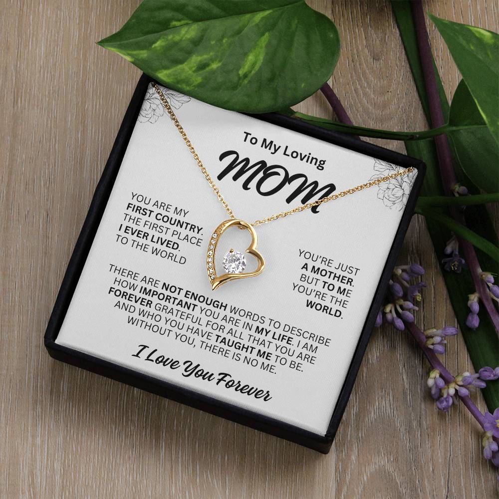 Gift For MOM- You're The World-Forever Love