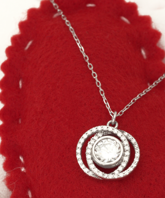 To My Daughter:Pages of my Life-Circles Of Love Necklace