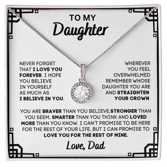 Gift For Daughter- " You Are Braver Than You Believe" from Dad