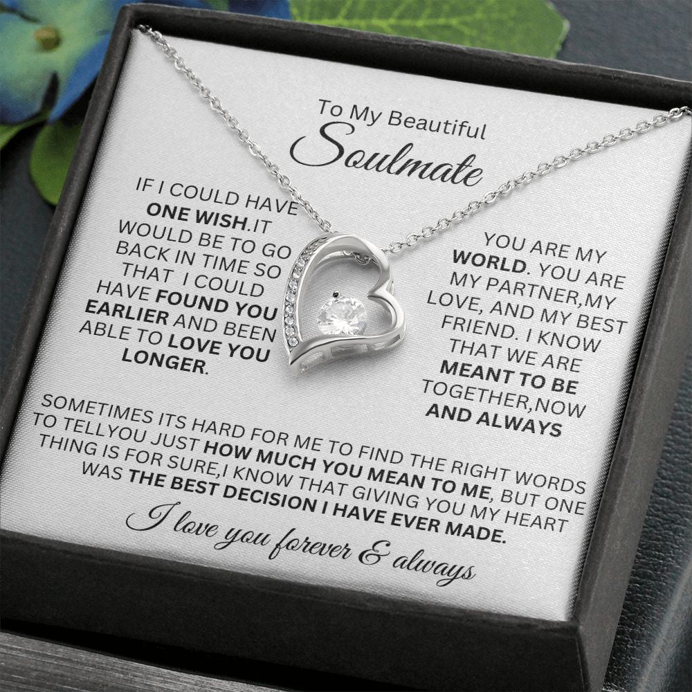 Gift For Soulmate -"Beautiful Soulmate" Forever love